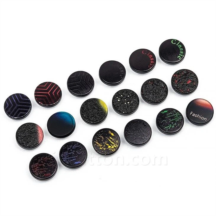 Black Military Snap Fasteners