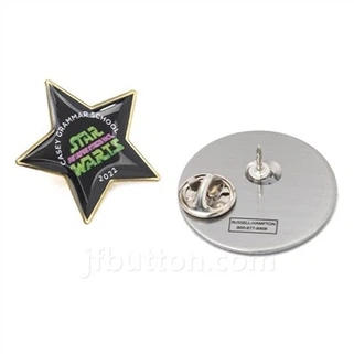 Gouden ster pin-badge