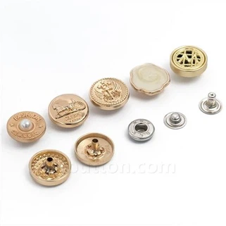 Vervangende drukknopen voor jassen