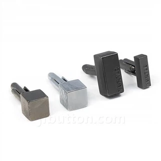 Silver Cufflinks geometrisch