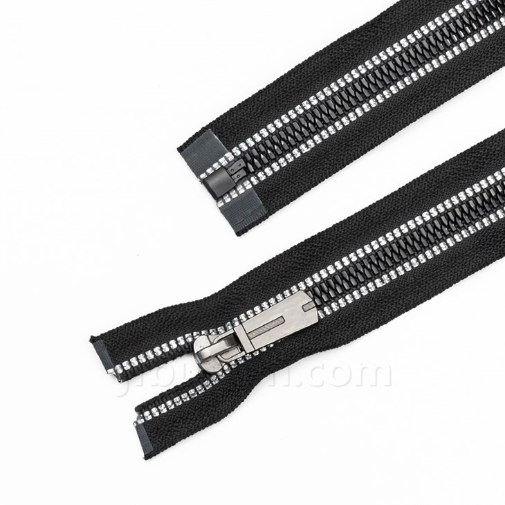 Heavy-duty Fire Resistant Separating Plastic Zippers factory
