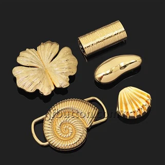 Gold Conch Metal Buckle