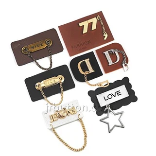 Lederen tags voor handgemaakte items