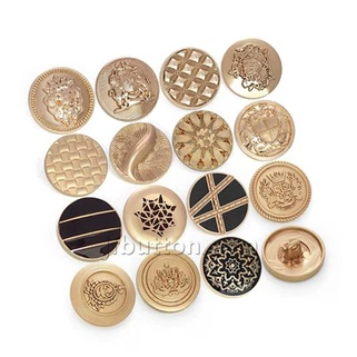 Heren blauwe blazer gouden knopen