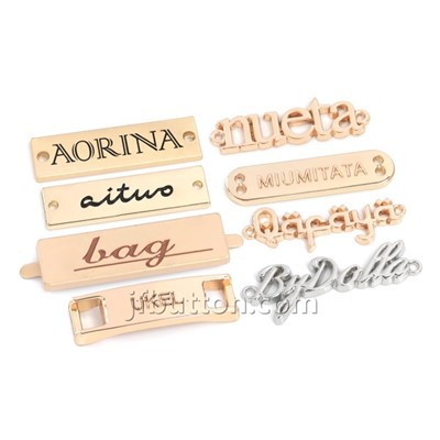 Metalen handtaslabels