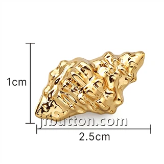 Mini gouden Conch-knop