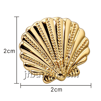 Shell-knopen met schacht aan de achterkant