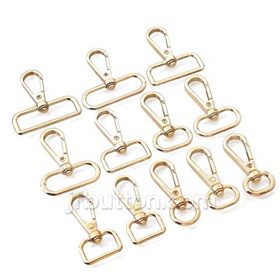 Messing draaibare karabijnhaak