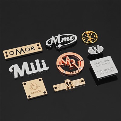 Aangepaste metalen tags voor tassen