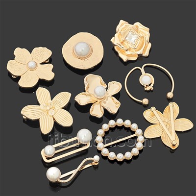 Gouden bloem bikini connector