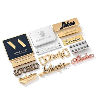 Metalen kledinglabels