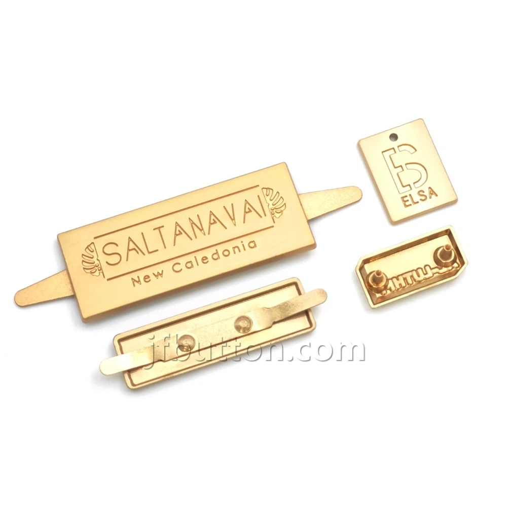 Snap-In or Rivet-Fixed Metal Tags Snap-In or Rivet-Fixed Metal Tags