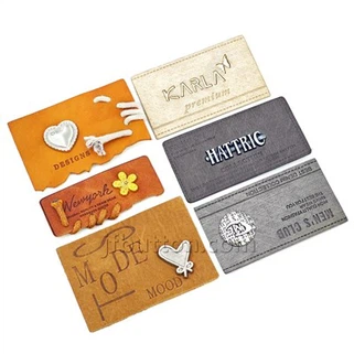 Lederen tags voor hoeden