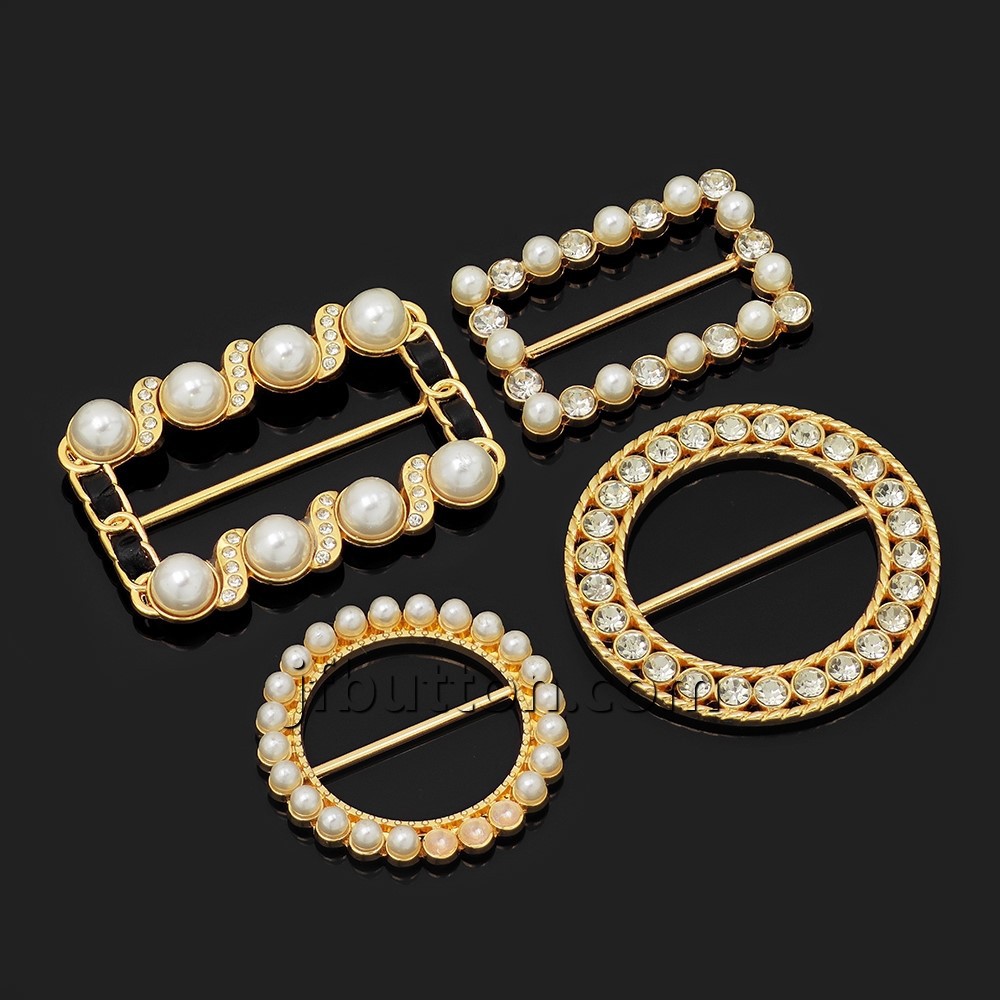 pearl / diamond buckle pearl / diamond buckle