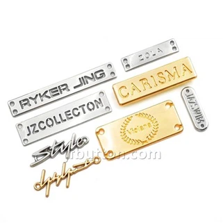 Metalen naamlabels met logo